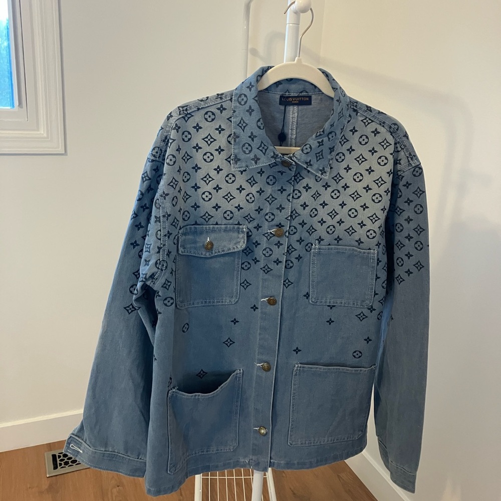 Louis Vuitton Blue Denim Jacket